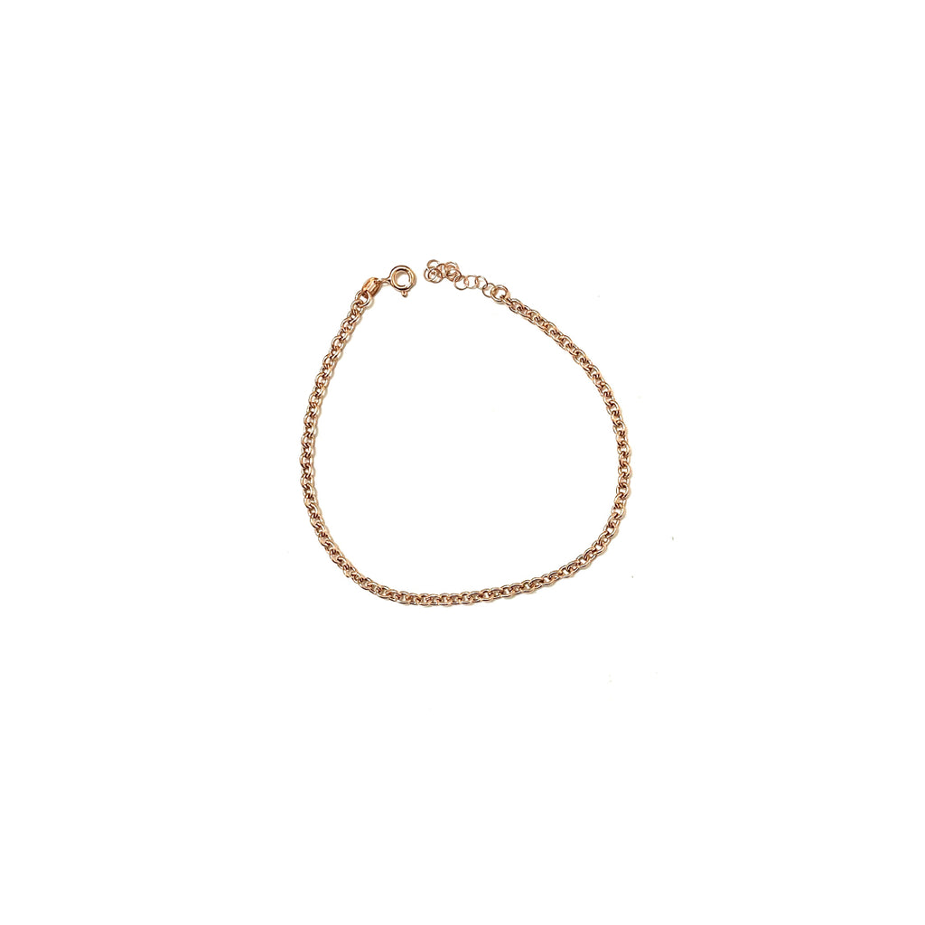 Cavigliera in Argento Rosato