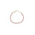 Bracciale Tennis Bianco e Rosso