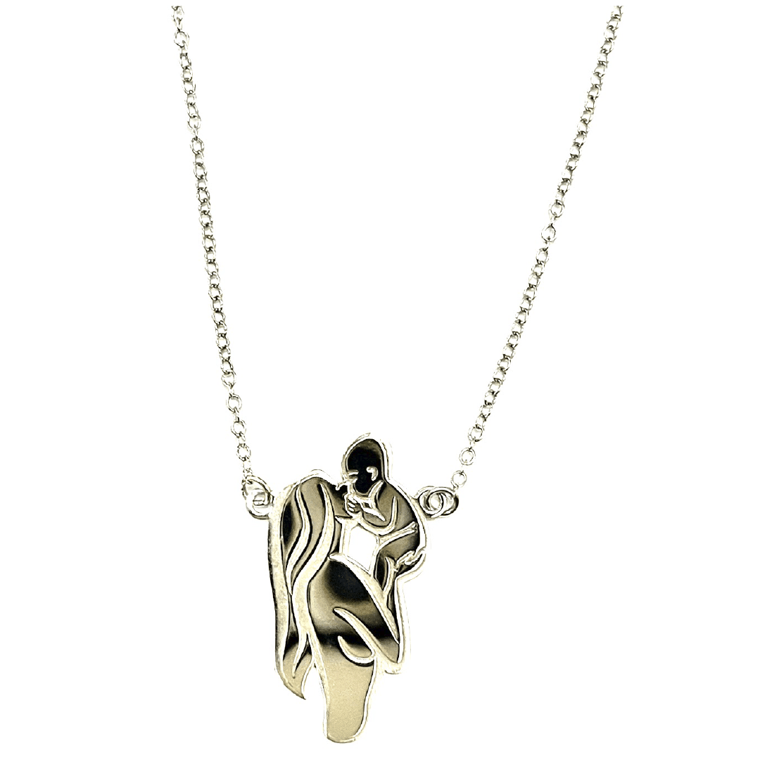 Collana in oro 14k per mamma e bambino / Gioielli per la gravidanza per mamma e figlia - Italia Collana in oro 14k per mamma e bambino / Gioielli per la gravidanza per mamma e figlia - Italia