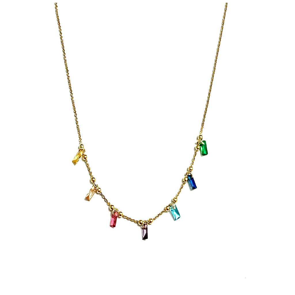 Multicolor rolò necklace
