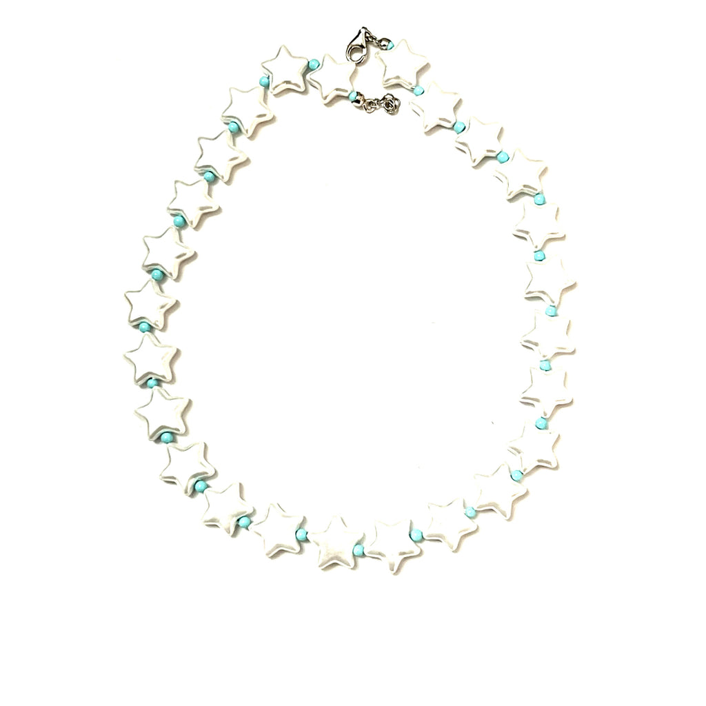 Necklace with Stars and Spheres